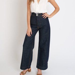 Jesse Kamm Sailor Pants / Dark Blue American Denim Size 8